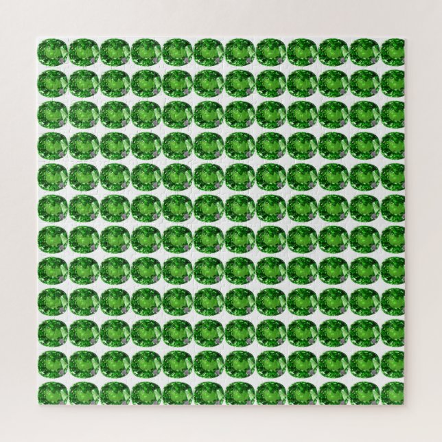 Puzzle Gemstone esmeralda, verde (Vertical)
