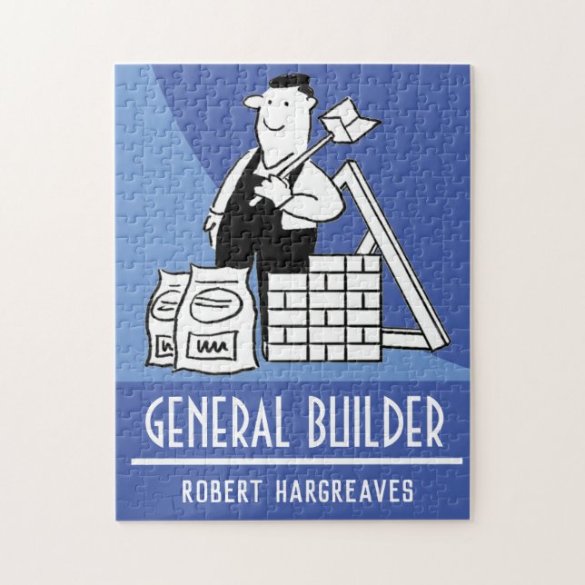 Puzzle Generador general con materiales de construcción. (Vertical)