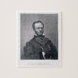 Puzzle General Guillermo TECUMSEH Sherman, grabado