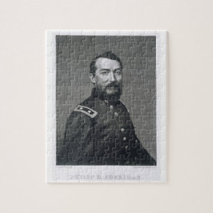 Puzzle General Philip Sheridan, grabado de un photograp