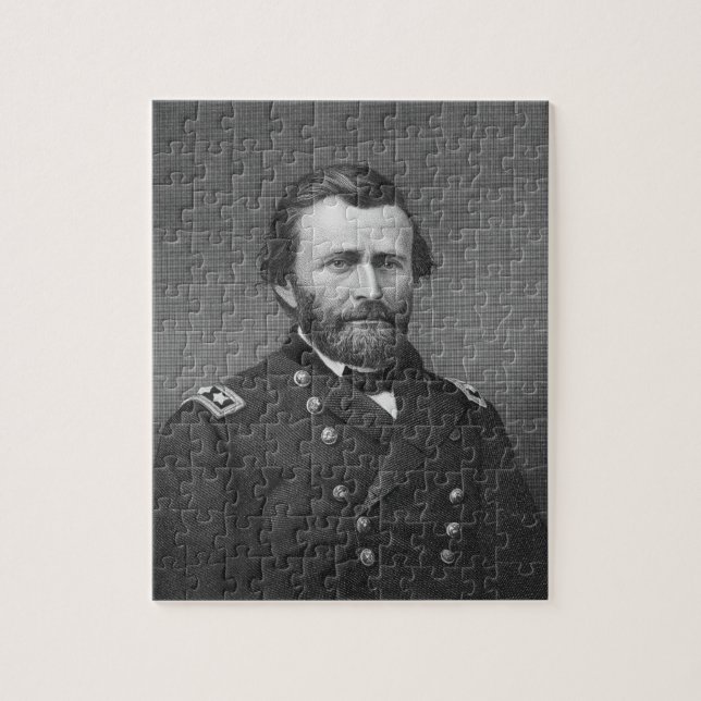 Puzzle General Ulises Simpson Grant, grabado después de (Vertical)