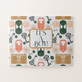 Puzzle Género revelar a Baby Shower Boy