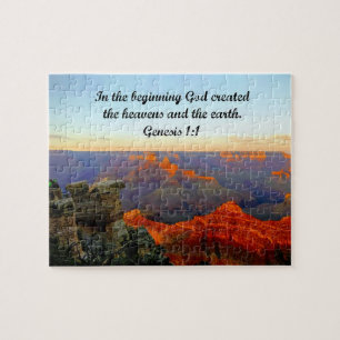 Puzzle Génesis 1:1 Al principio, Dios creó