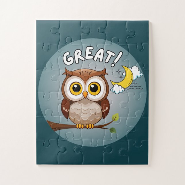 Puzzle ¡Genial, Owl! (Vertical)