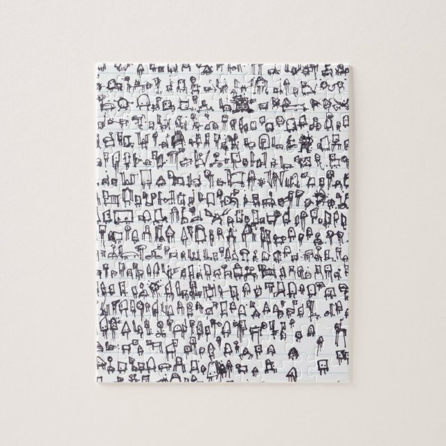 Puzzle Genoma 001 del robot (Vertical)