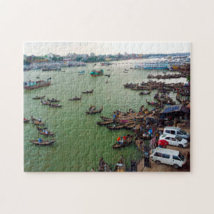 Puzzle Gente de barco de Bangladesh.