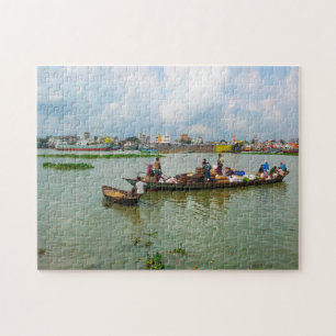Puzzle Gente de los barcos de Bangladesh.