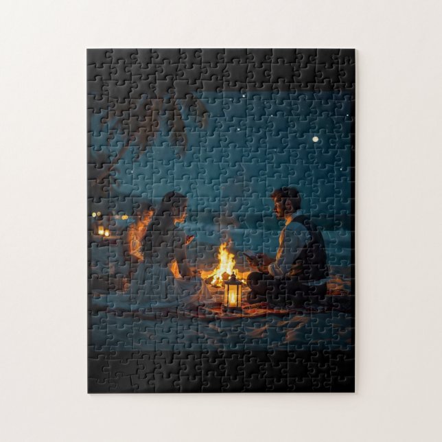 Puzzle Gente en la Playa (Vertical)