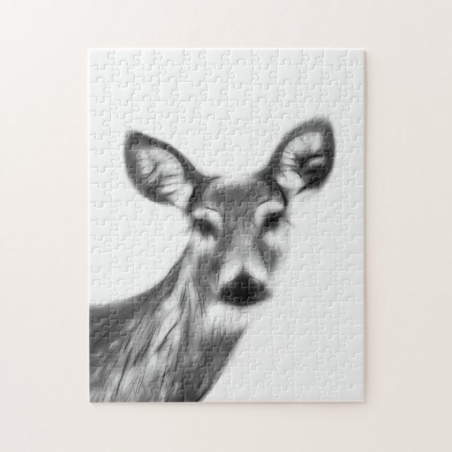 Puzzle Gentle Deer Face (Vertical)