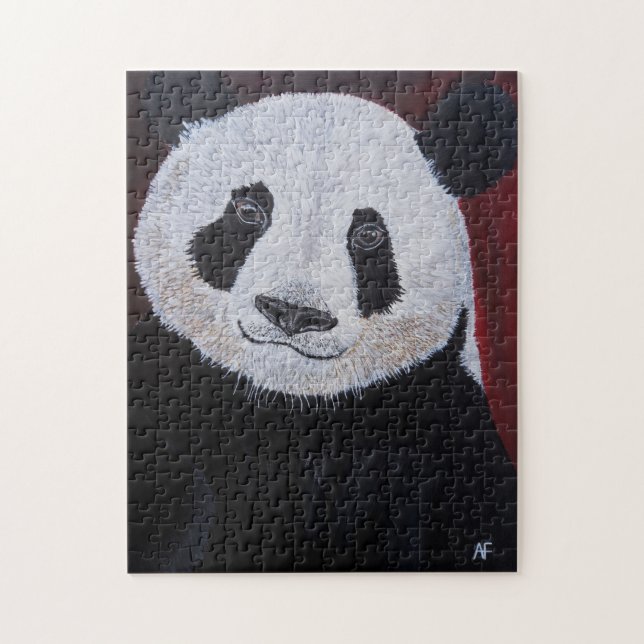 Puzzle Gentlest of Giants Pintura de Alfred Fox (Vertical)