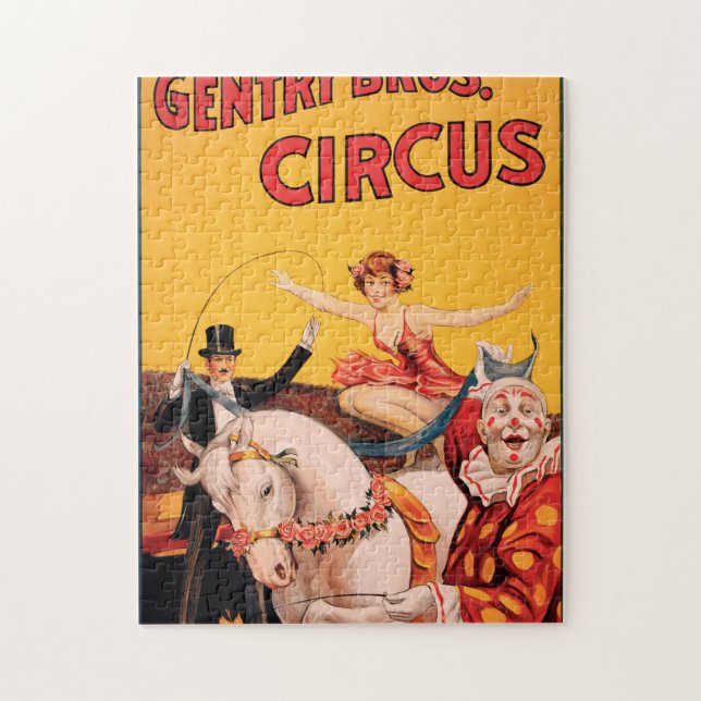 Puzzle Gentry Bros. Circo (Vertical)