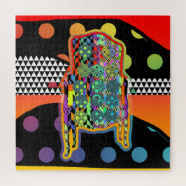 Puzzle Geo de sillón de época