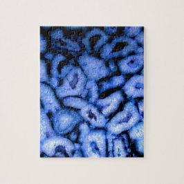 Puzzle Geodesia de agato de cuarzo azul