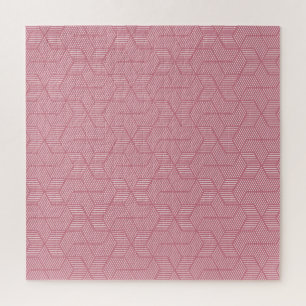 Puzzle Geometría de línea: textura vintage moderna
