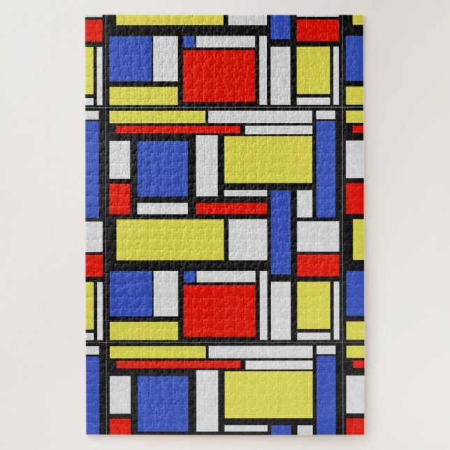 Puzzle Geometría de Mondrian (Vertical)