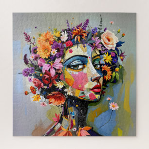 Puzzle "Geometría Floral" - Retrato Botánico