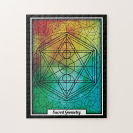 Puzzle Geometría sagrada personalizada Mandala