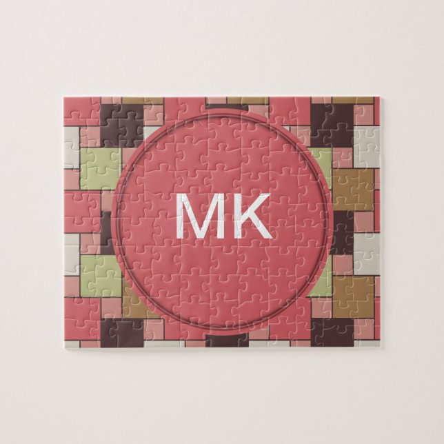 Puzzle Geométrica del gabinete de especias (Horizontal)