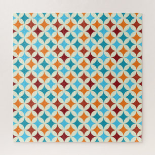 Puzzle Geométrico De Estilismo: Patrón Viejo Sin Marea