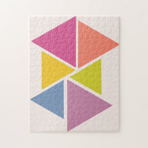 Puzzle geométrico de mediados del siglo
