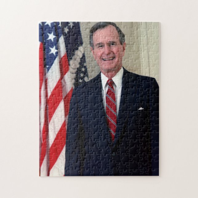 Puzzle George H. W. Bush (Vertical)