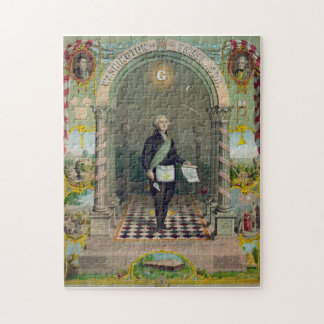 Puzzle George Washington, el albañil