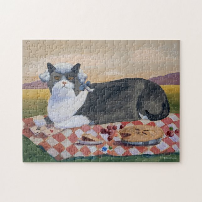 Puzzle George Washington Funny Cat (Horizontal)