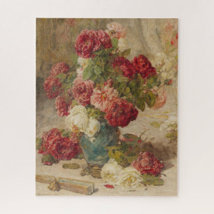 Puzzle Georges Jeannin - Una vida tranquila con Rosas en