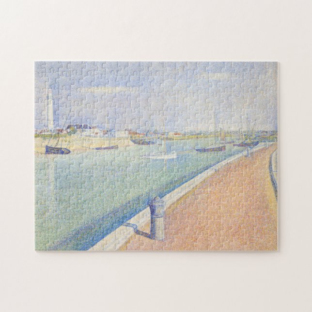 Puzzle Georges Seurat - El canal de las gaviotas (Horizontal)