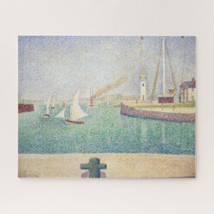 Puzzle Georges Seurat - Entrada del puerto de Honfleur