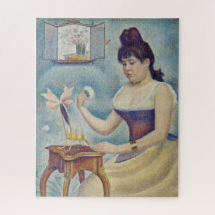 Puzzle Georges Seurat - Joven mujer empolvándose