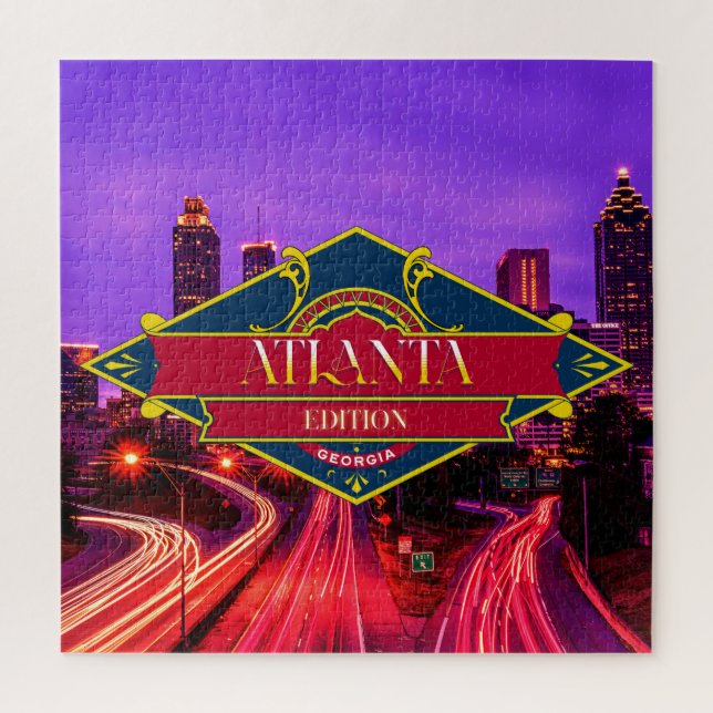 Puzzle Georgia - Edición de Atlanta (Vertical)