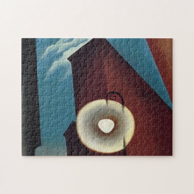 Puzzle Georgia O'Keeffe en la calle nueva york luna (Horizontal)