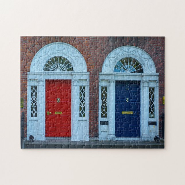 Puzzle Georgiano Dublín Doors Ireland. (Horizontal)
