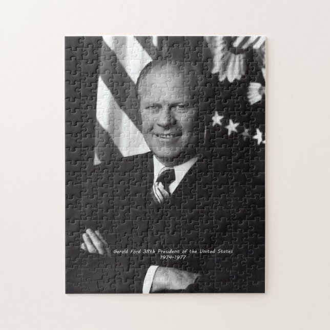 Puzzle Gerald Ford 38º Presidente de los Estados Unidos (Vertical)