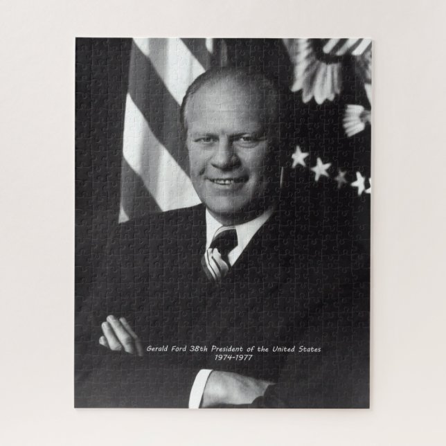 Puzzle Gerald Ford 38º Presidente de los Estados Unidos (Vertical)
