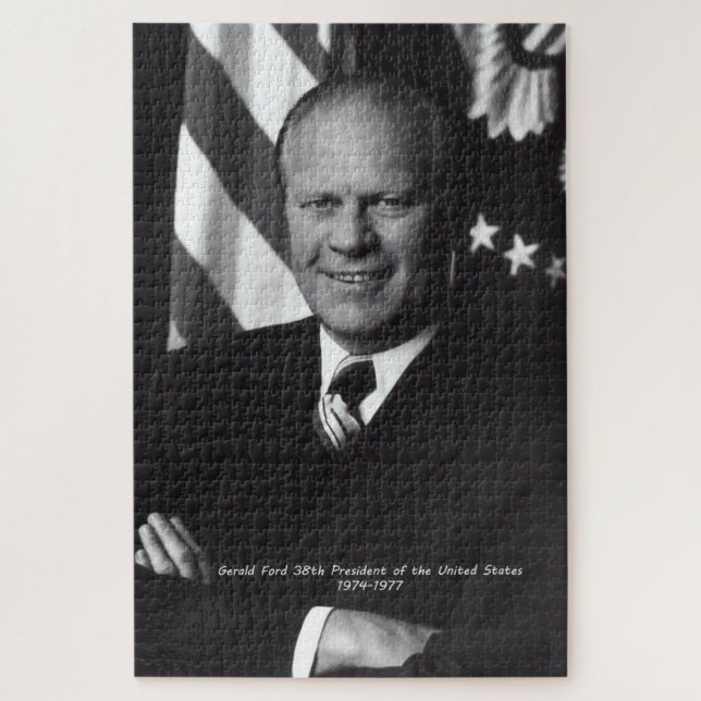Puzzle Gerald Ford 38º Presidente de los Estados Unidos (Vertical)