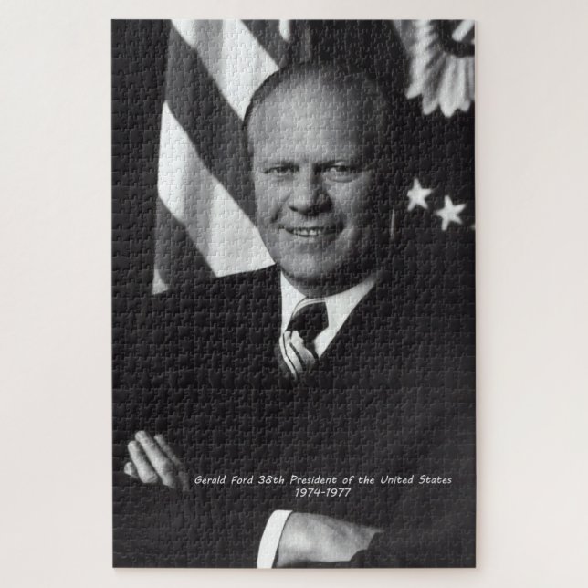 Puzzle Gerald Ford 38º presidente de los Estados Unidos J (Vertical)