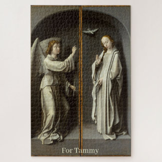 PUZZLE Gerard David Arcángel Gabriel y la Virgen