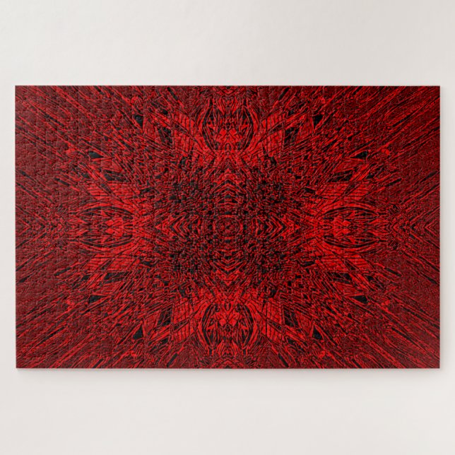 Puzzle Gerbera Roja (Horizontal)