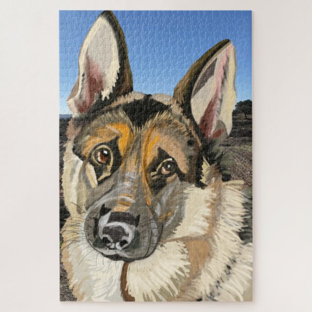 Puzzle German Shepherd, Alsation (Vertical)