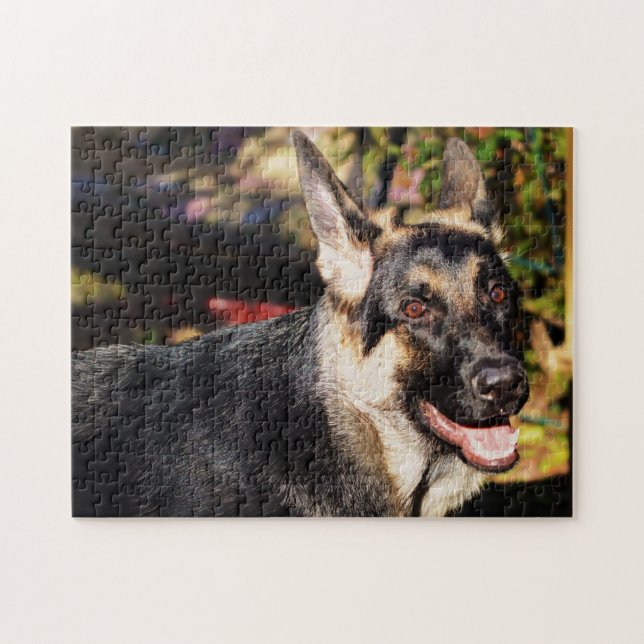 Puzzle German Shepherd by Shirley Taylor (Horizontal)