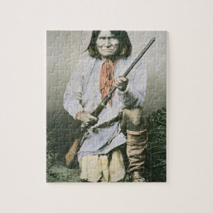 Puzzle Geronimo (foto coloreada)