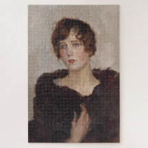 Gertie en un catre de pieles (por Isaac Israels)
