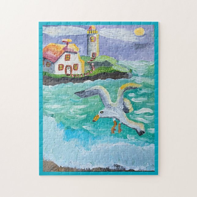 Puzzle Gertrude Gull Y El Faro (Vertical)