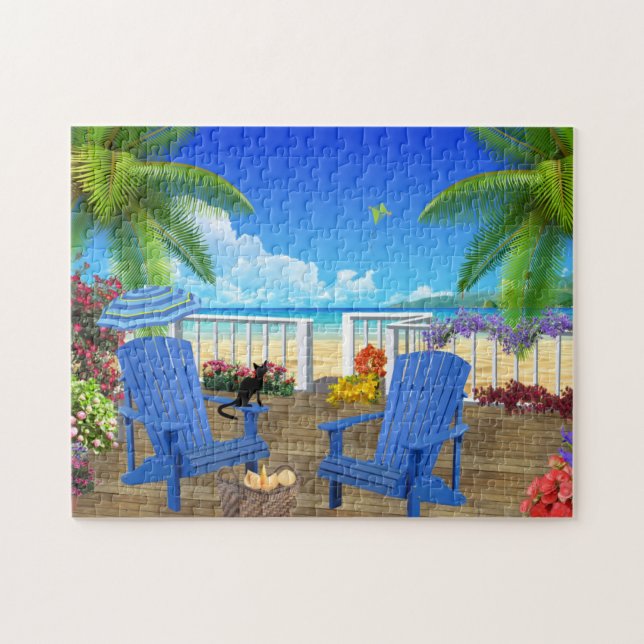 Puzzle Getaway Beach House | Paraíso tropical (Horizontal)
