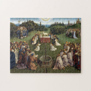Puzzle Ghent Altarpiece (detalle), Van Eyck Brothers
