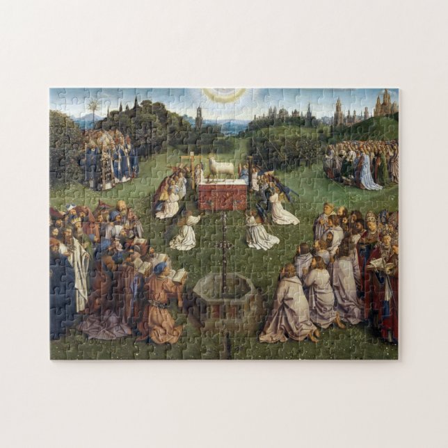 Puzzle Ghent Altarpiece (detalle), Van Eyck Brothers (Horizontal)