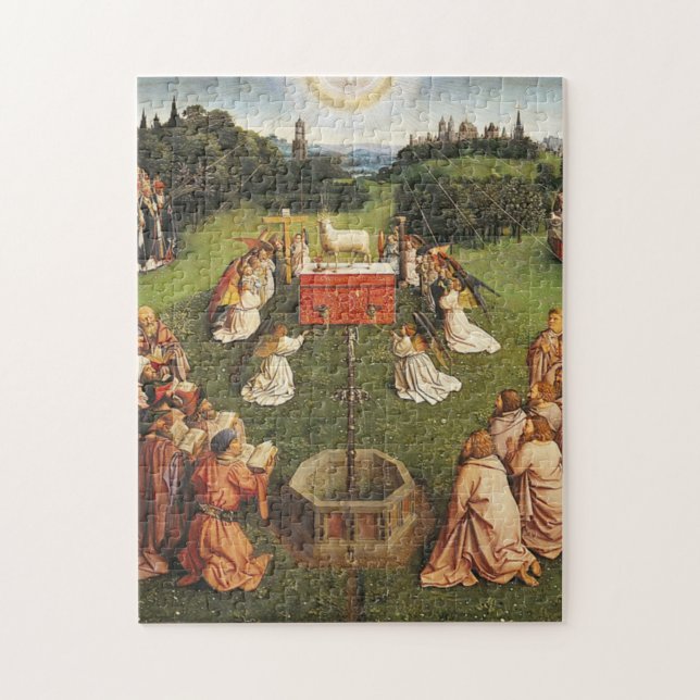 Puzzle Ghent Altarpiece Por Van Eyck Brothers (Vertical)