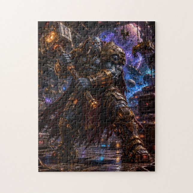 Puzzle Giant Space Pirate — Hammer Warrior (Vertical)